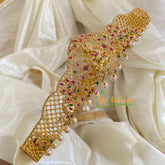 Premium AD Stone Kids Lakshmi Bridal Hipbelt -G9838